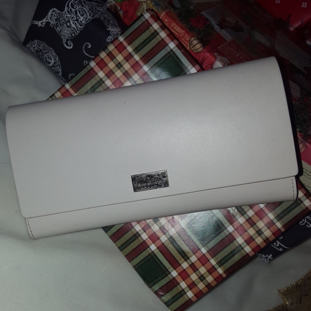 KATE SPADE NEW YORK PIM ARBOUR HILL CREAM WALLET